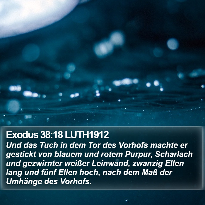 Exodus 38:18 LUTH1912 Bible Study