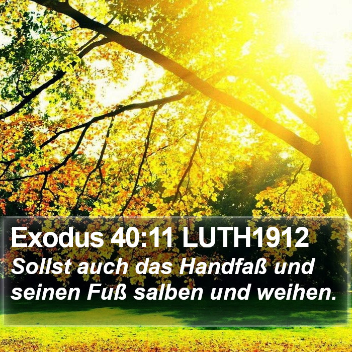 Exodus 40:11 LUTH1912 Bible Study