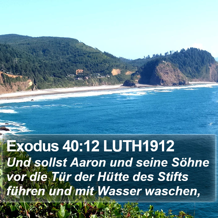 Exodus 40:12 LUTH1912 Bible Study