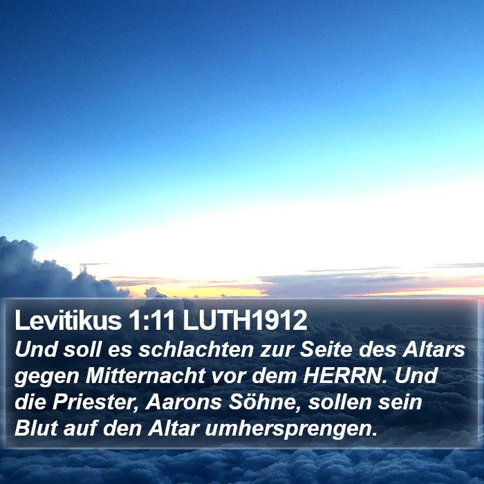 Levitikus 1:11 LUTH1912 Bible Study