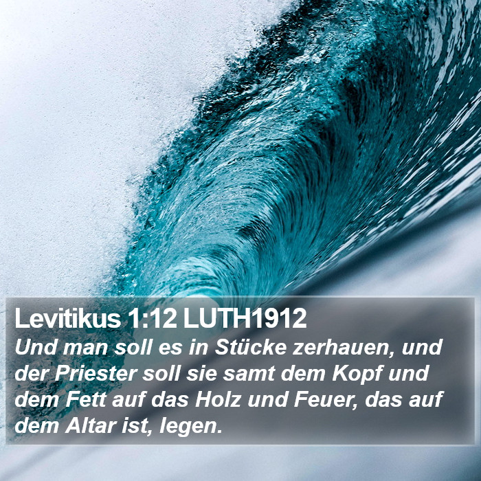 Levitikus 1:12 LUTH1912 Bible Study