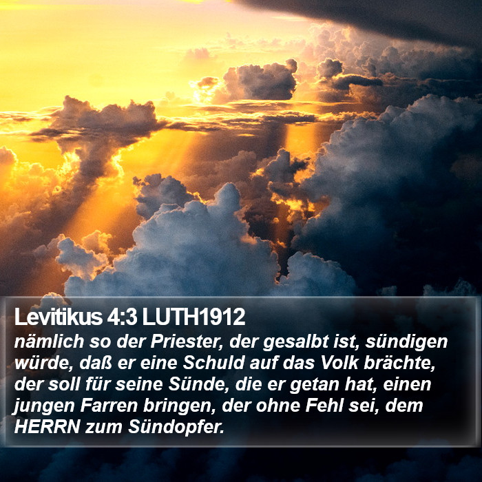 Levitikus 4:3 LUTH1912 Bible Study