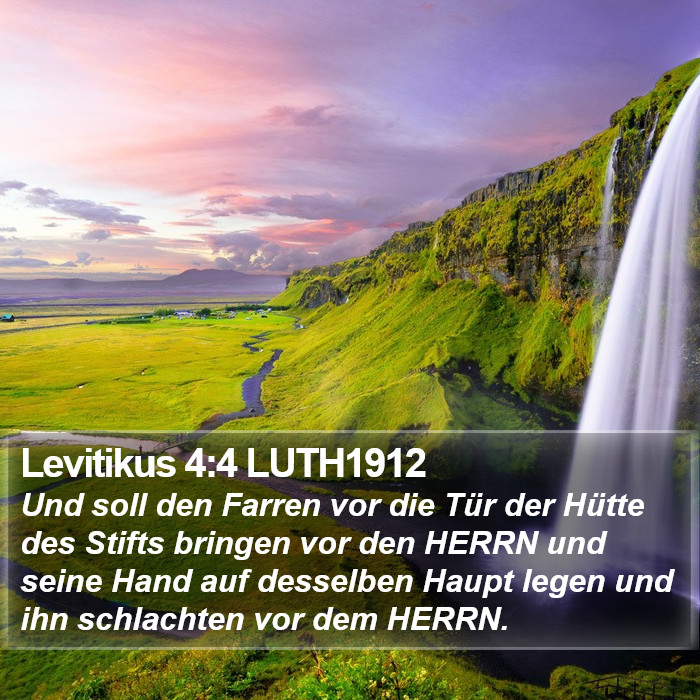 Levitikus 4:4 LUTH1912 Bible Study