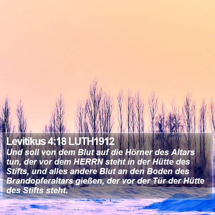 Levitikus 4:18 LUTH1912 Bible Study