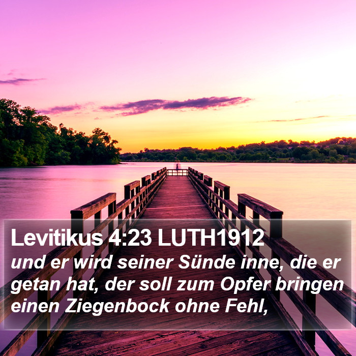 Levitikus 4:23 LUTH1912 Bible Study