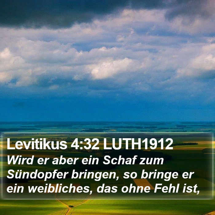 Levitikus 4:32 LUTH1912 Bible Study