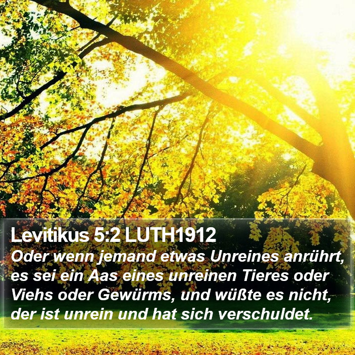 Levitikus 5:2 LUTH1912 Bible Study