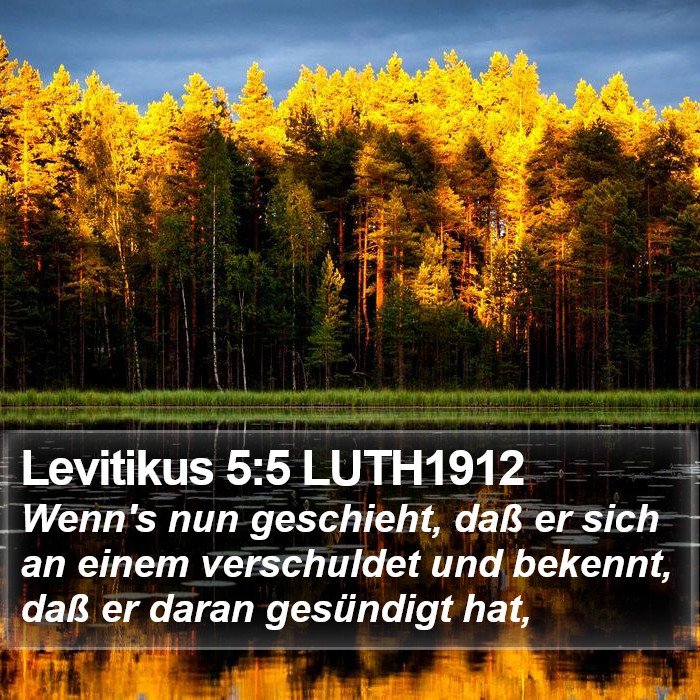 Levitikus 5:5 LUTH1912 Bible Study