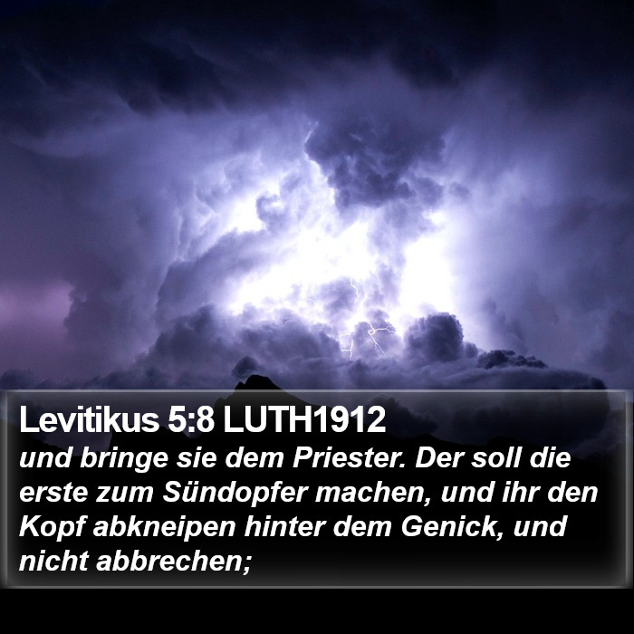 Levitikus 5:8 LUTH1912 Bible Study