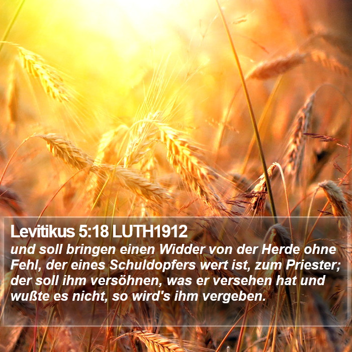 Levitikus 5:18 LUTH1912 Bible Study