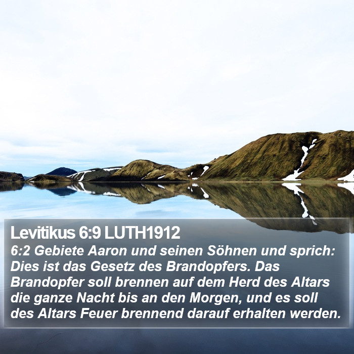 Levitikus 6:9 LUTH1912 Bible Study