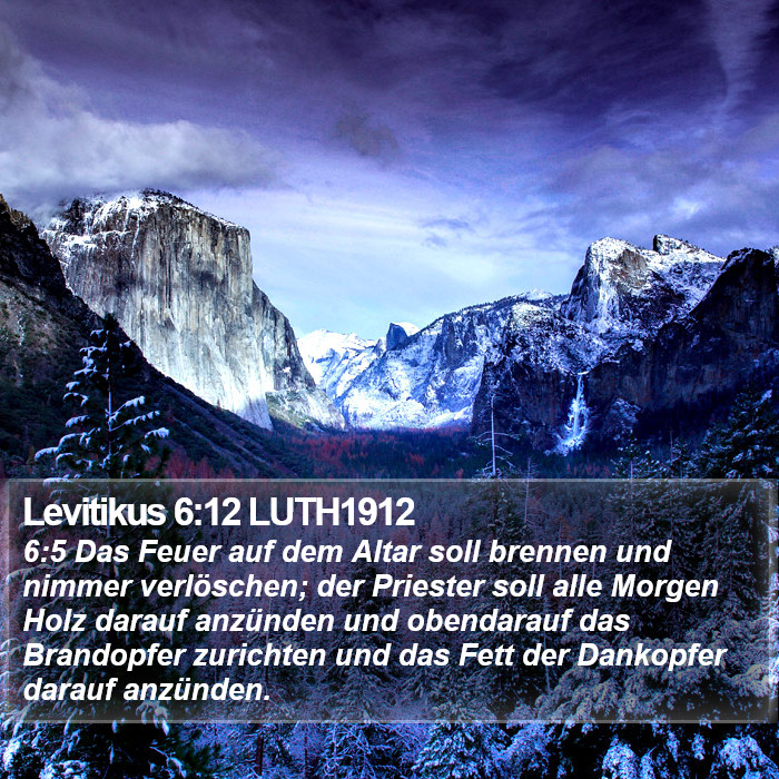 Levitikus 6:12 LUTH1912 Bible Study
