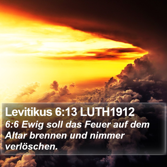 Levitikus 6:13 LUTH1912 Bible Study