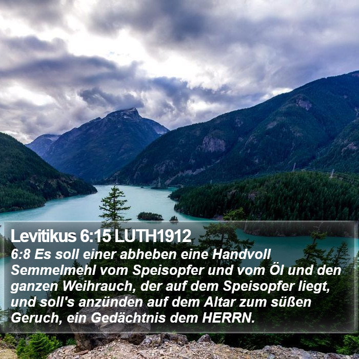 Levitikus 6:15 LUTH1912 Bible Study