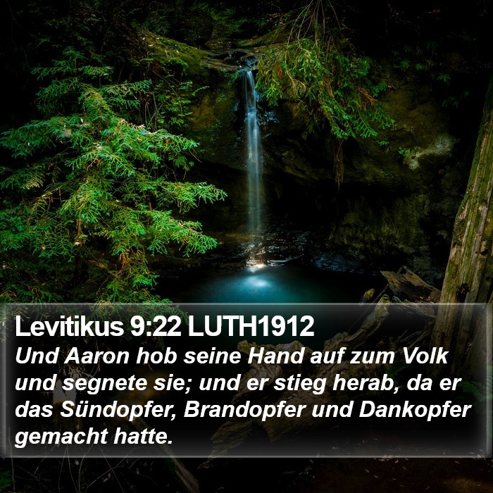 Levitikus 9:22 LUTH1912 Bible Study