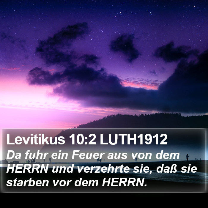 Levitikus 10:2 LUTH1912 Bible Study