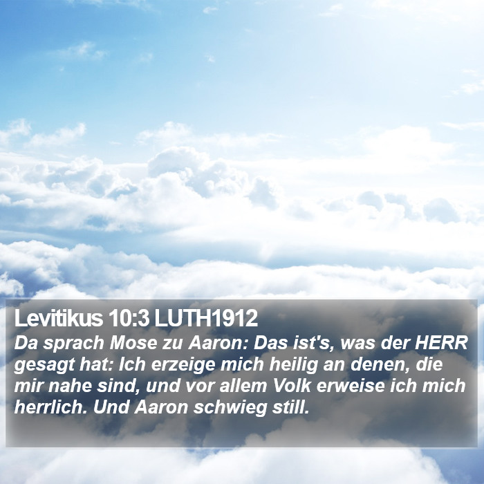 Levitikus 10:3 LUTH1912 Bible Study