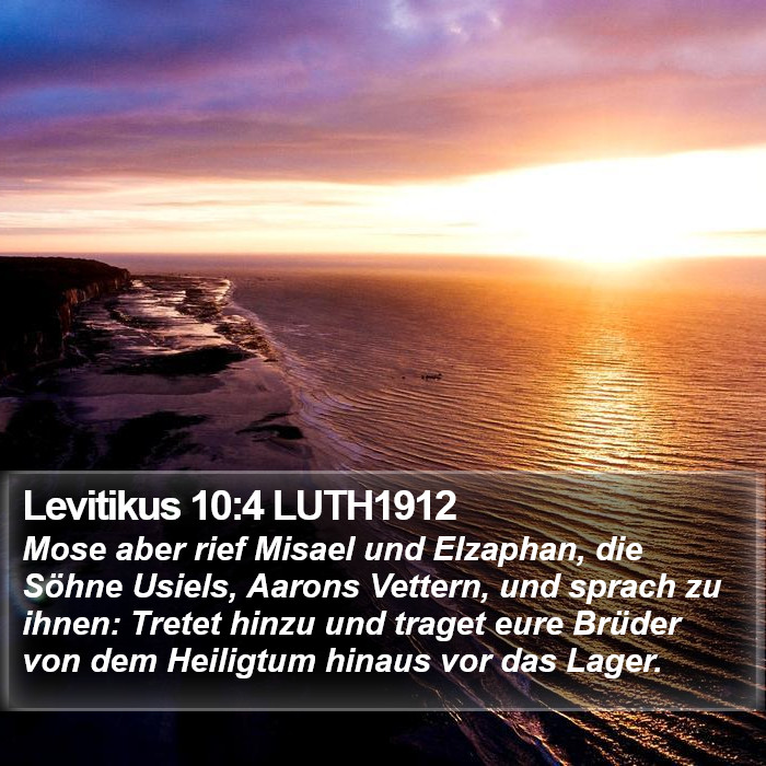 Levitikus 10:4 LUTH1912 Bible Study