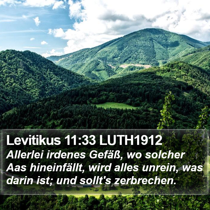 Levitikus 11:33 LUTH1912 Bible Study