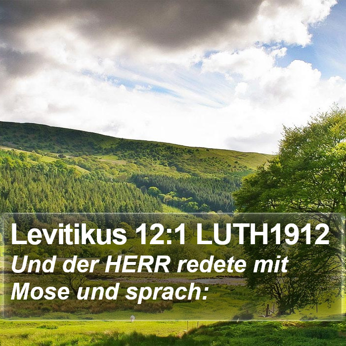 Levitikus 12:1 LUTH1912 Bible Study