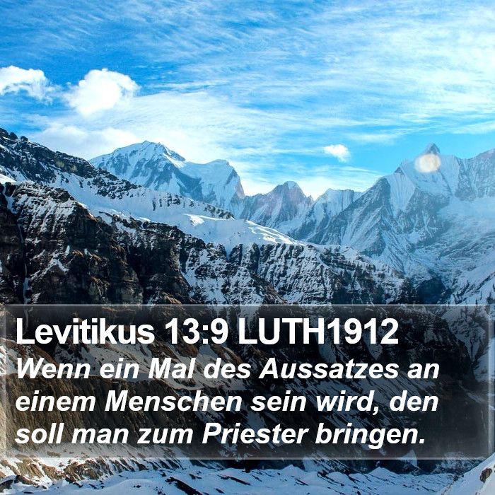 Levitikus 13:9 LUTH1912 Bible Study