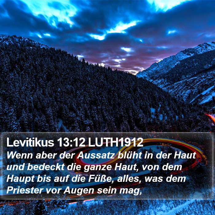 Levitikus 13:12 LUTH1912 Bible Study