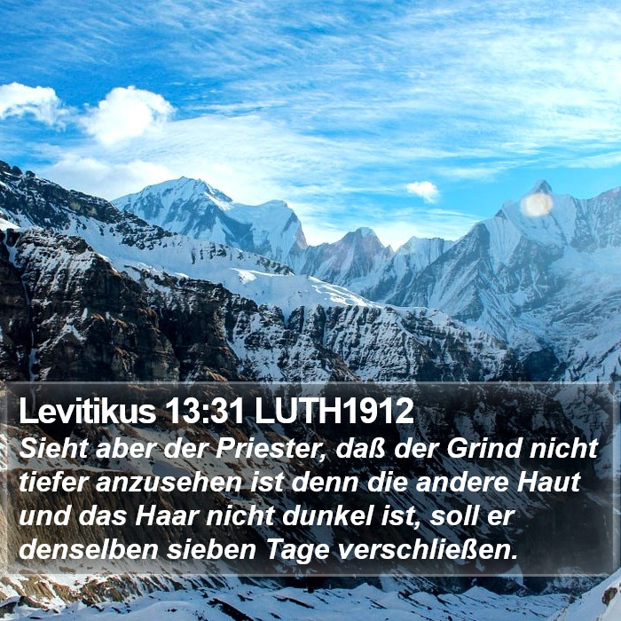 Levitikus 13:31 LUTH1912 Bible Study