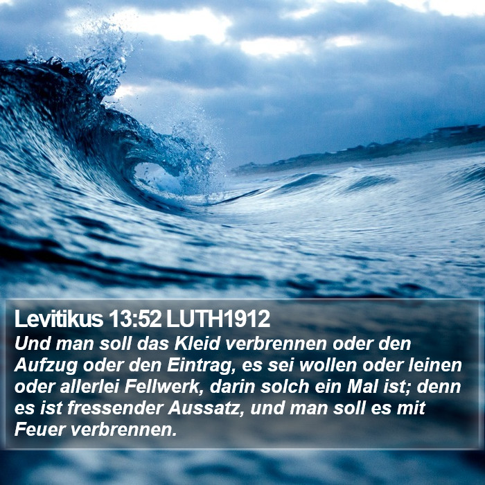 Levitikus 13:52 LUTH1912 Bible Study