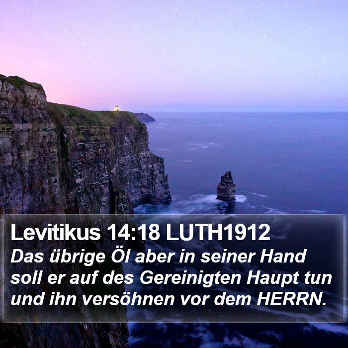 Levitikus 14:18 LUTH1912 Bible Study