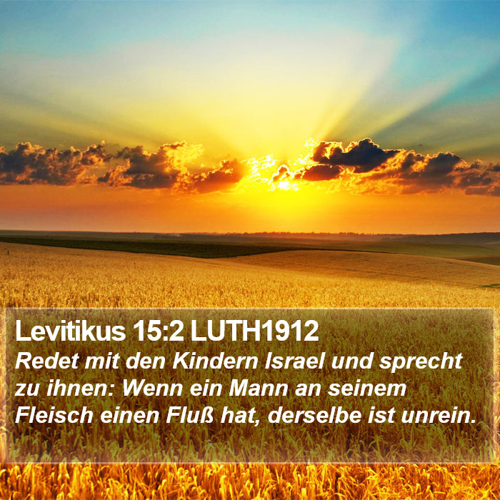 Levitikus 15:2 LUTH1912 Bible Study