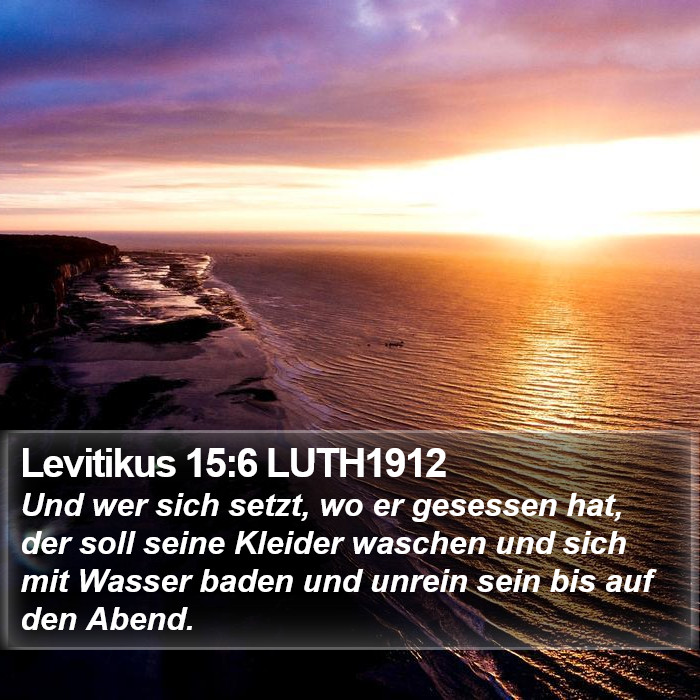 Levitikus 15:6 LUTH1912 Bible Study