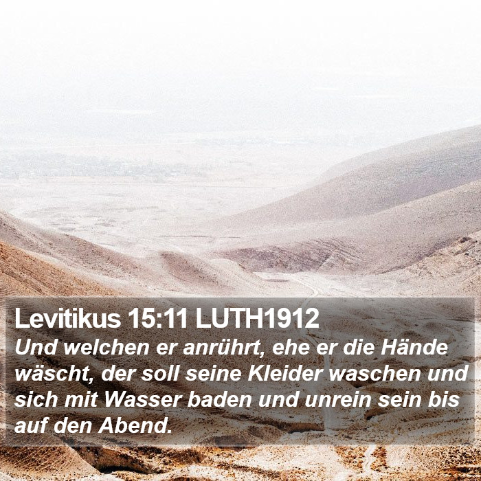 Levitikus 15:11 LUTH1912 Bible Study