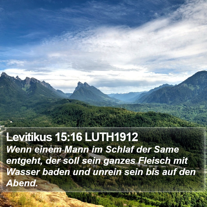 Levitikus 15:16 LUTH1912 Bible Study