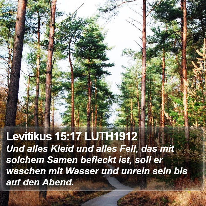 Levitikus 15:17 LUTH1912 Bible Study