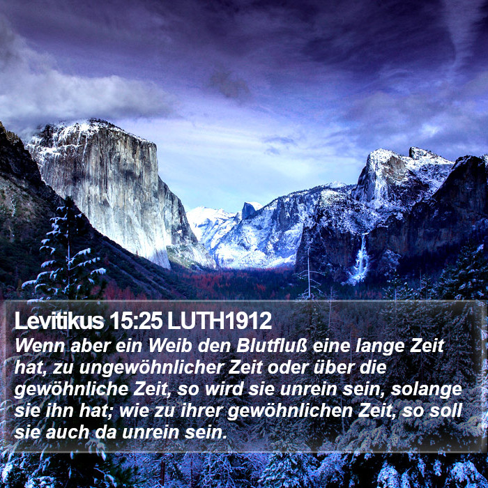 Levitikus 15:25 LUTH1912 Bible Study