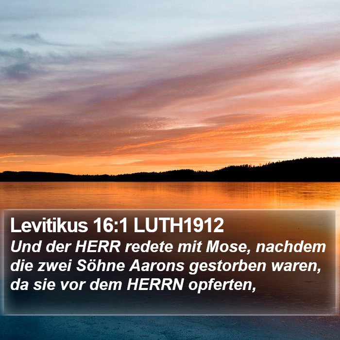 Levitikus 16:1 LUTH1912 Bible Study
