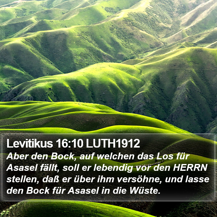 Levitikus 16:10 LUTH1912 Bible Study
