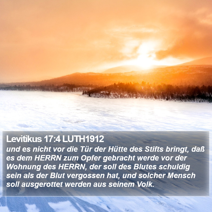 Levitikus 17:4 LUTH1912 Bible Study