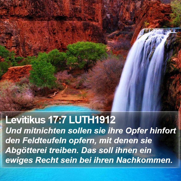 Levitikus 17:7 LUTH1912 Bible Study