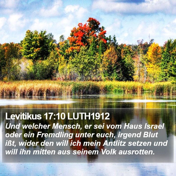 Levitikus 17:10 LUTH1912 Bible Study