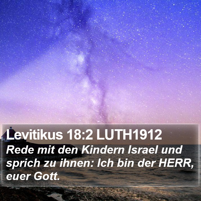 Levitikus 18:2 LUTH1912 Bible Study