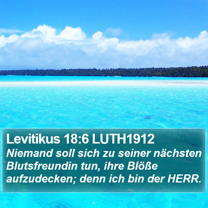 Levitikus 18:6 LUTH1912 Bible Study