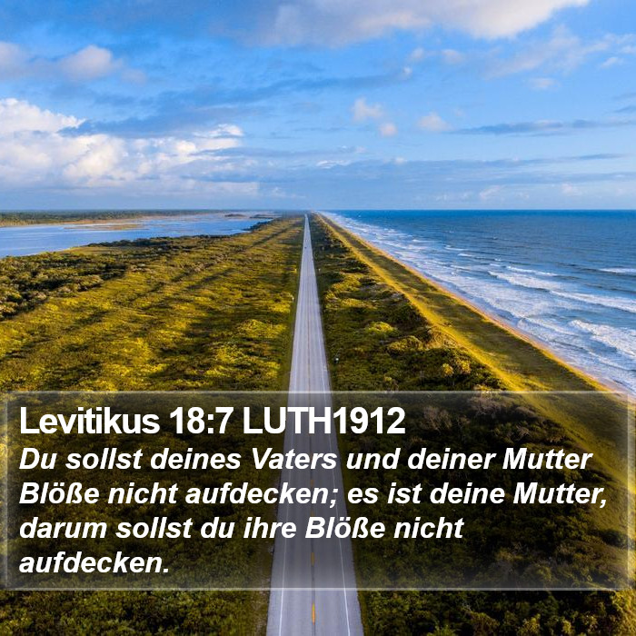 Levitikus 18:7 LUTH1912 Bible Study