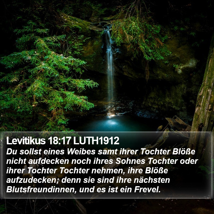 Levitikus 18:17 LUTH1912 Bible Study