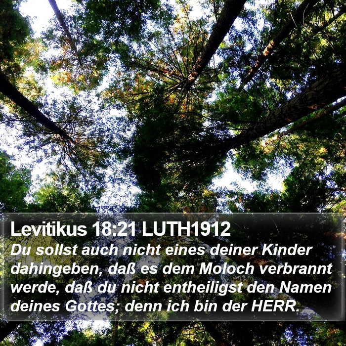 Levitikus 18:21 LUTH1912 Bible Study
