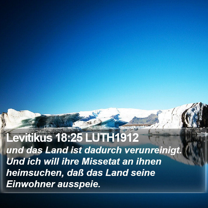 Levitikus 18:25 LUTH1912 Bible Study