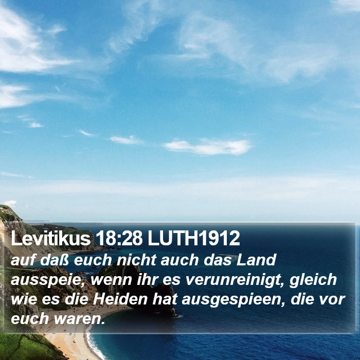 Levitikus 18:28 LUTH1912 Bible Study