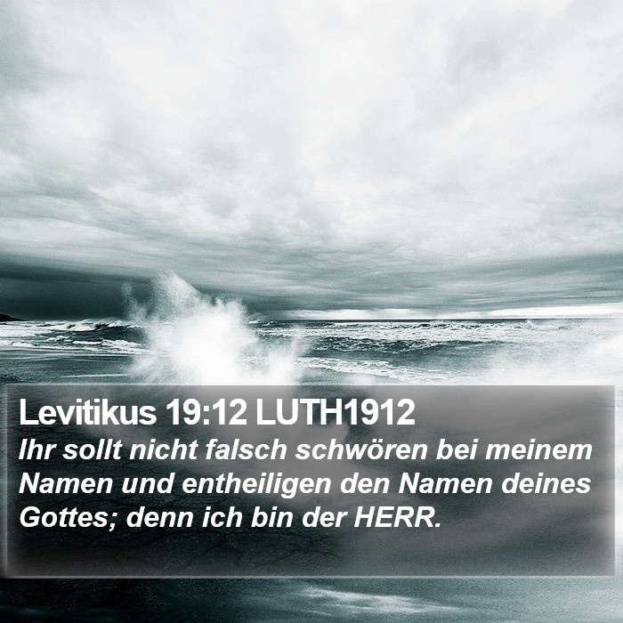 Levitikus 19:12 LUTH1912 Bible Study