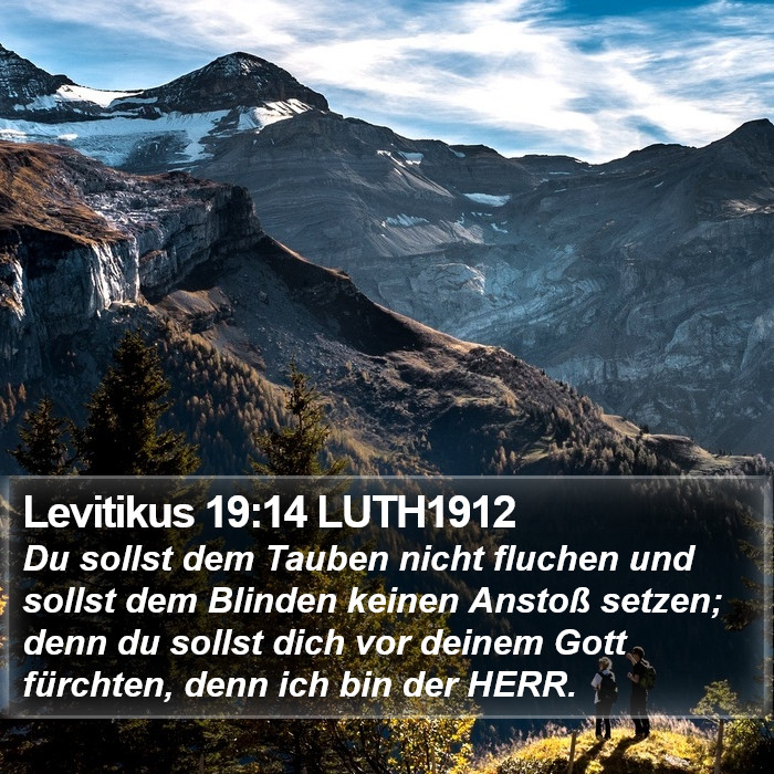 Levitikus 19:14 LUTH1912 Bible Study