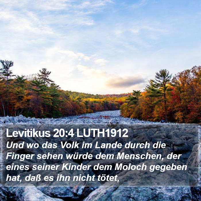 Levitikus 20:4 LUTH1912 Bible Study